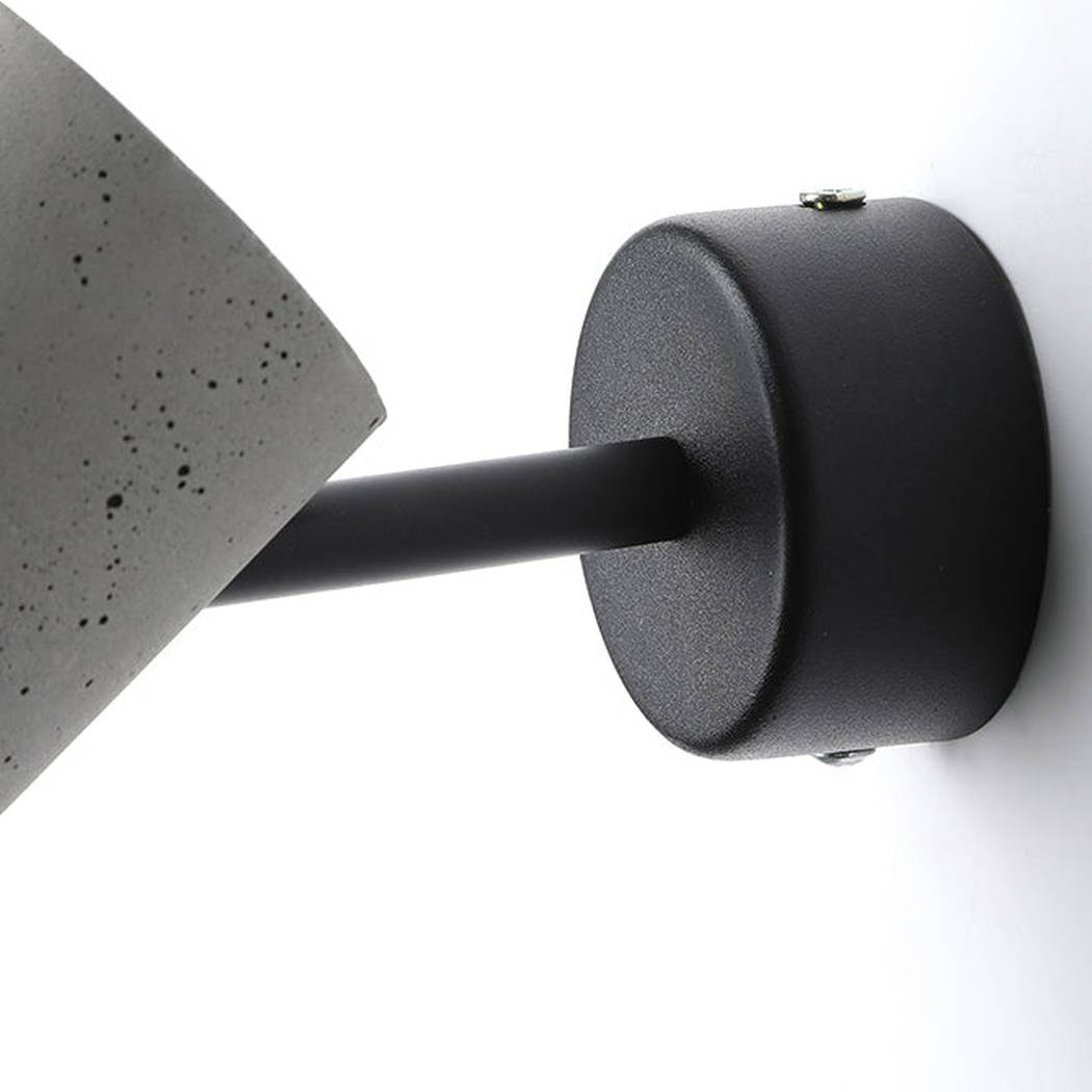 Concrete Pipe Minimalist Line Wall Light
