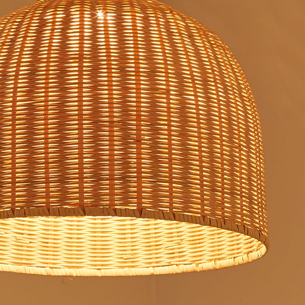 La playa rattan bamboo weave pendant light