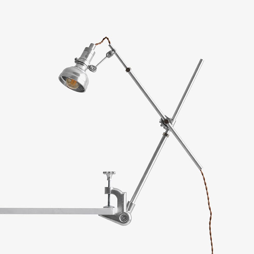 Chrome Mill House Industrial Table Light / Cabinet Light