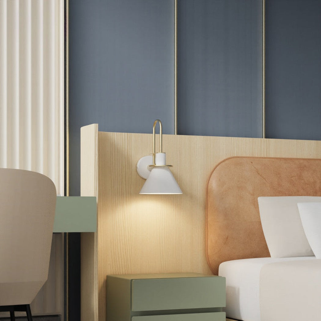 Brass Trumpet Modern Wall Light