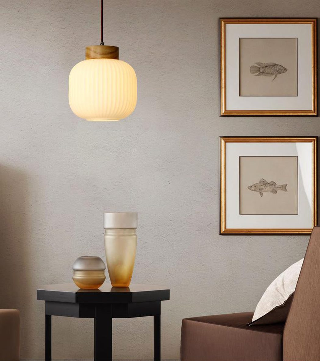 Lampions Wood Scandi Pendant Light