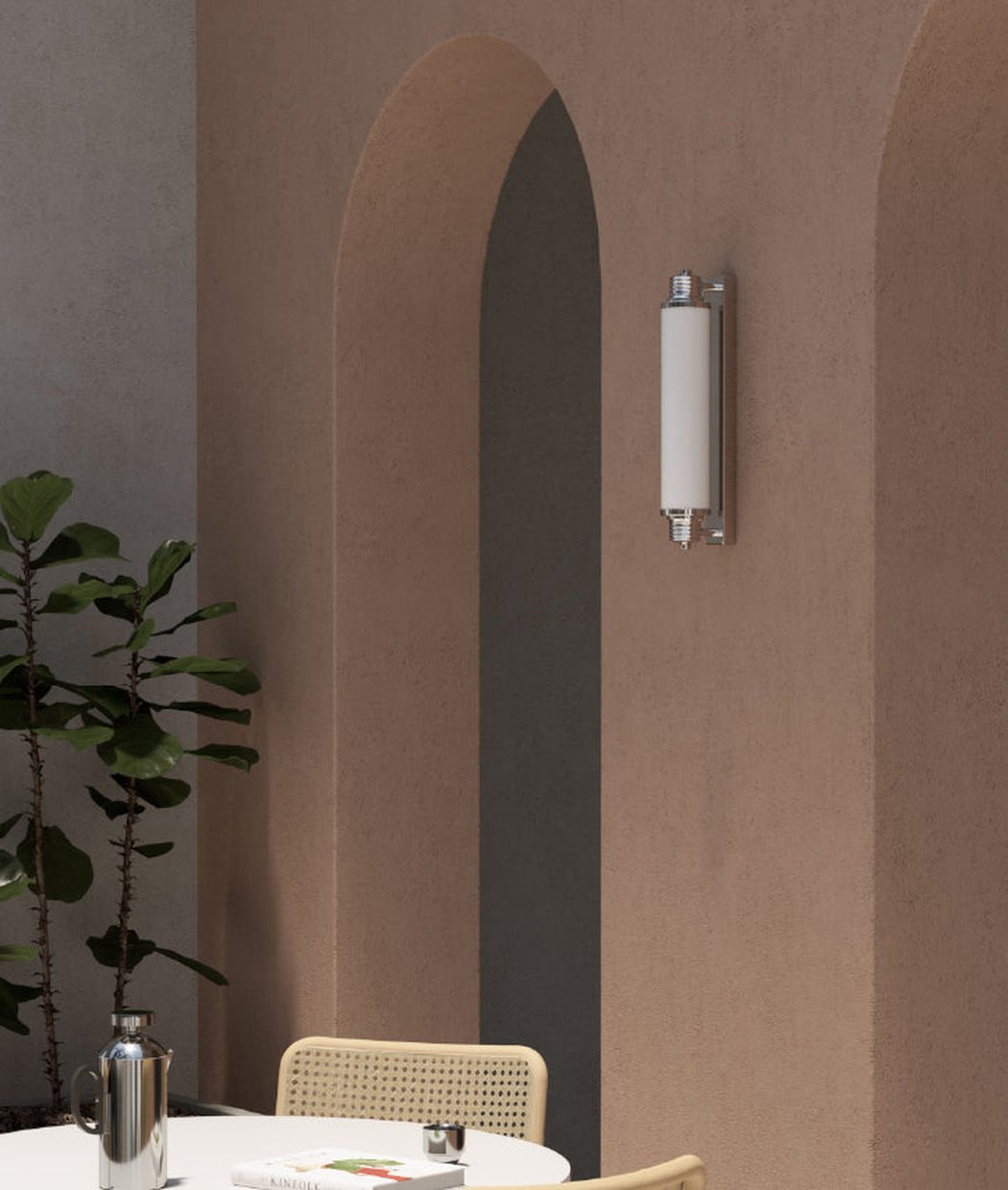 Haberfield Art Deco Wall Light - With Frosted Glass