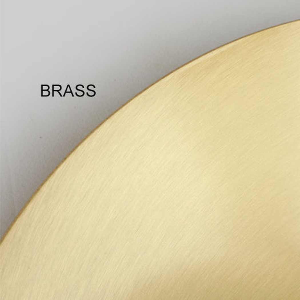 Rund Brass Plate Frosted Glass Mid Century Modern Wall Light / Ceiling Light