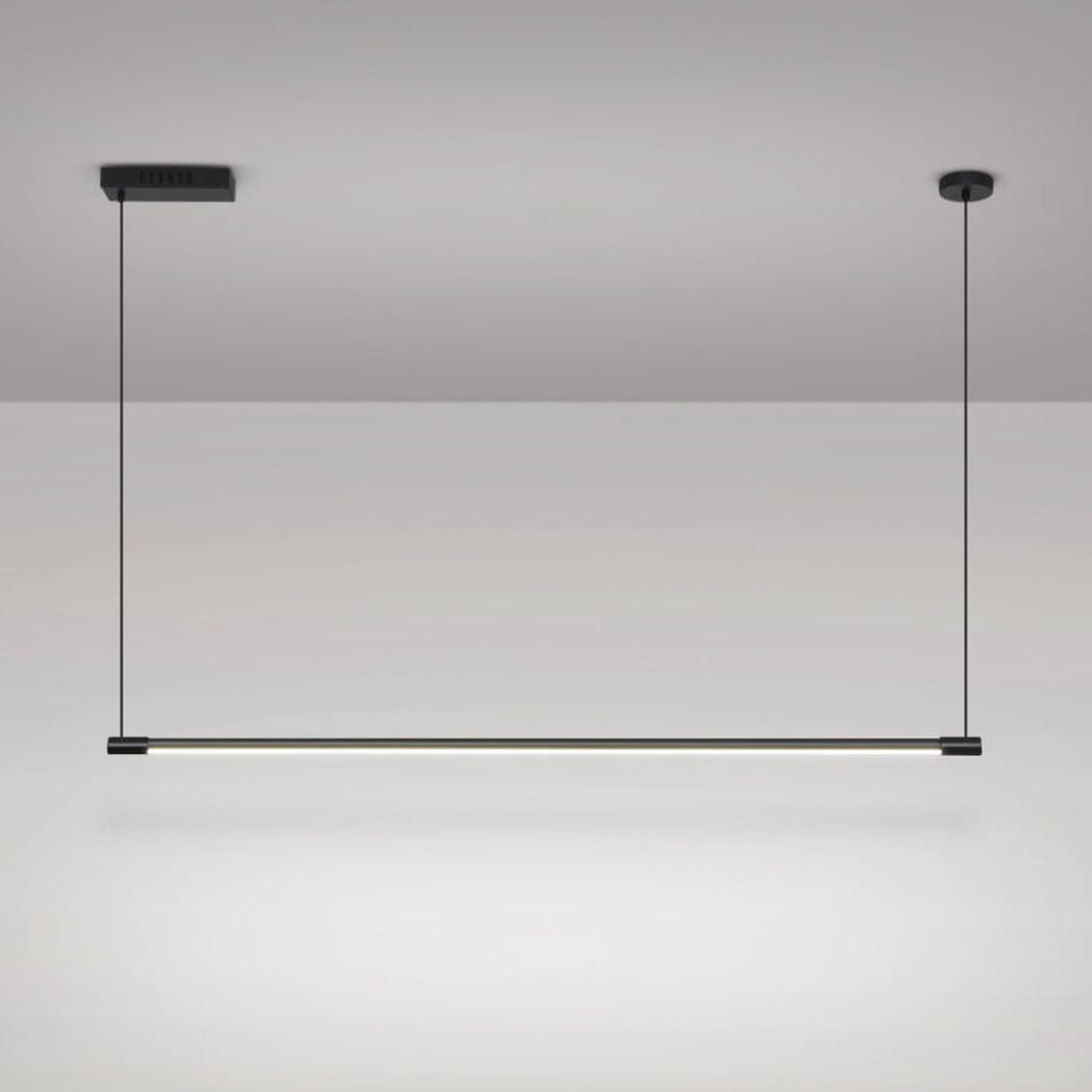 Linea minimalist strip line pendant light