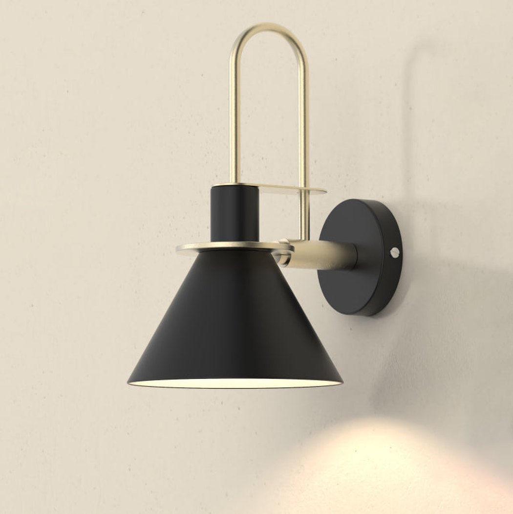 Brass Trumpet Modern Wall Light