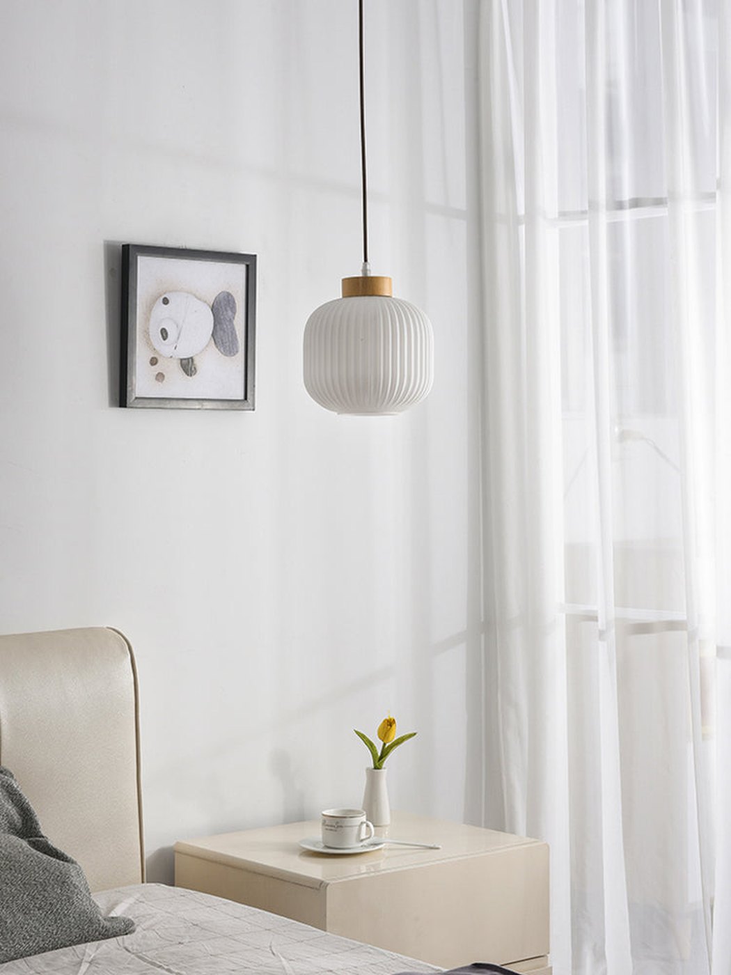 Lampions Wood Scandi Pendant Light