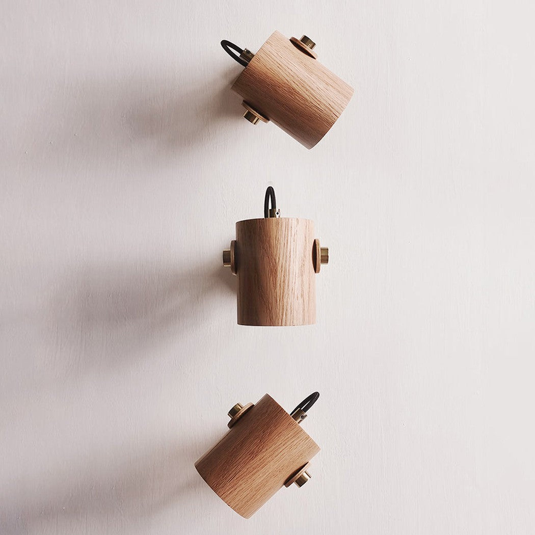 Umea Wooden Spotlight Wall Light / Ceiling Light