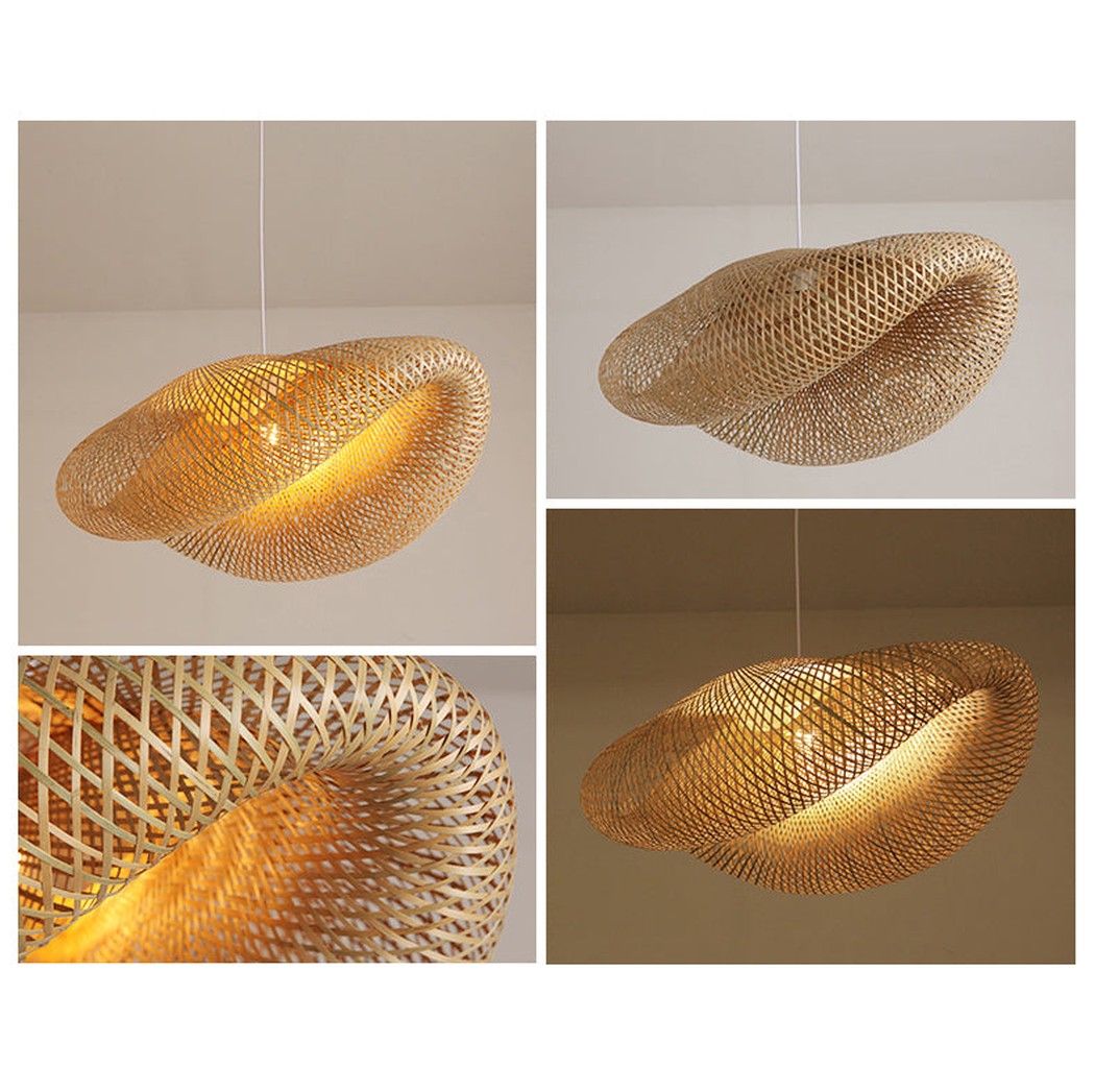 Birds Nest Rattan Bamboo Pendant Light