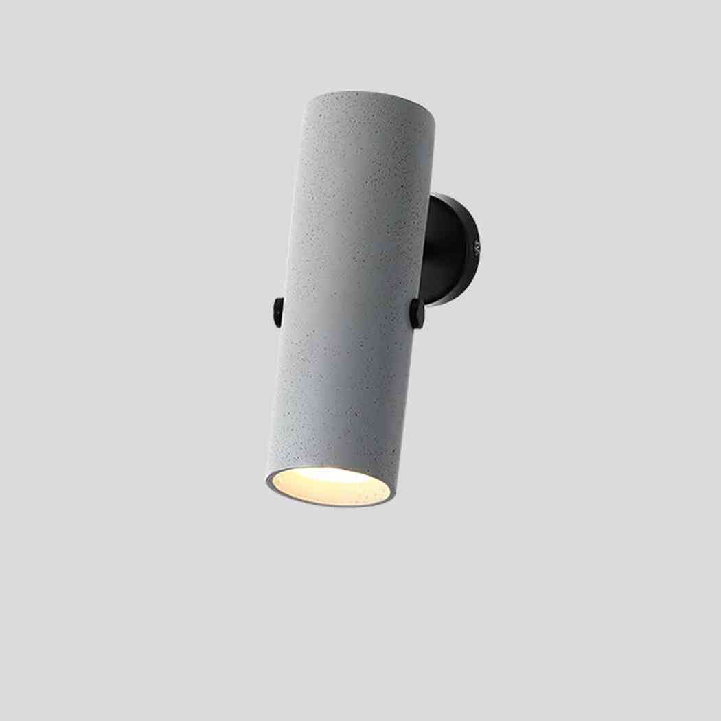 Concrete Pipe Minimalist Line Wall Light