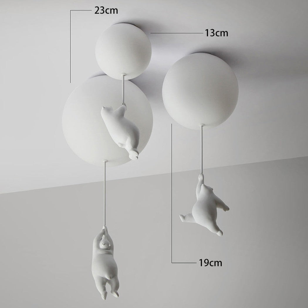 The Flying Bears Children Nursery Ceiling Light