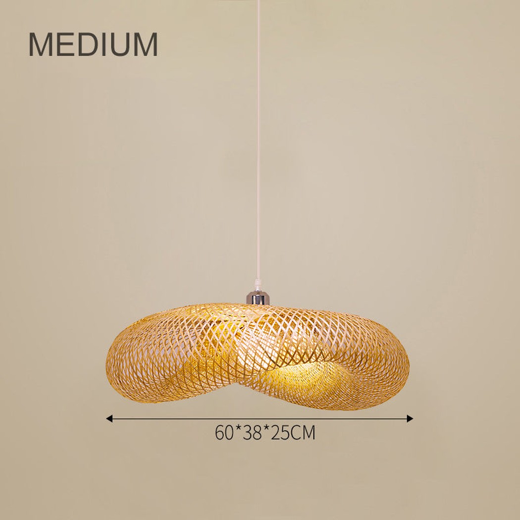 Birds Nest Rattan Bamboo Pendant Light