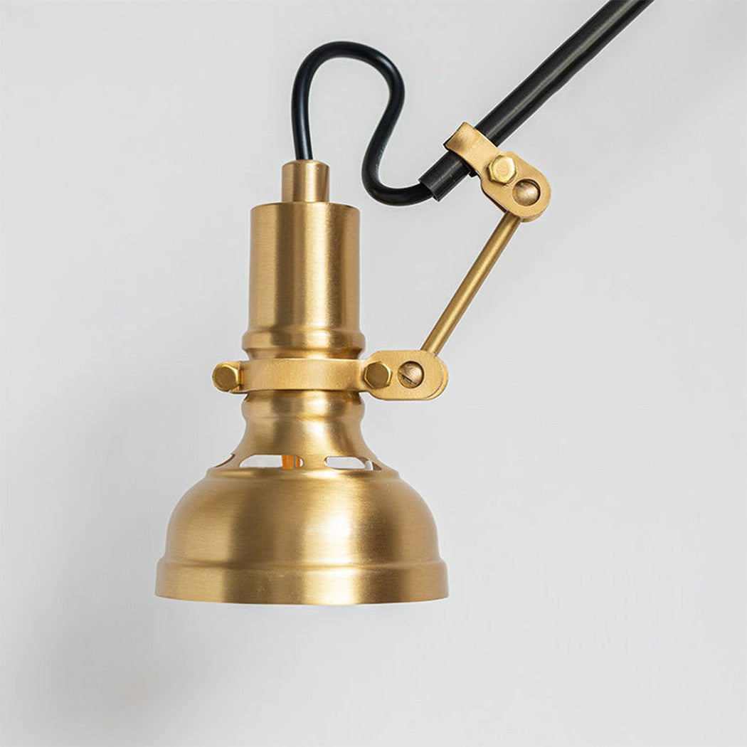 Mill House Long Arm Brass Wall Light