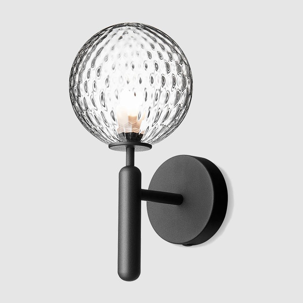 Nostra Minimalist Line Glass Globe Wall Light