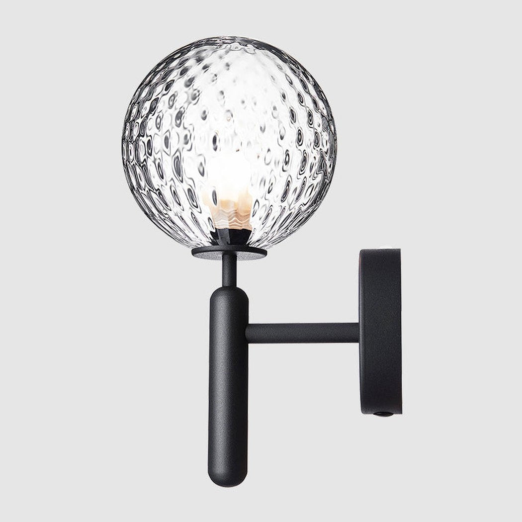 Nostra Minimalist Line Glass Globe Wall Light