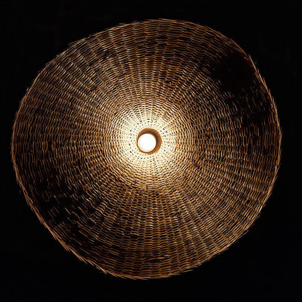 Panama Rattan Wicker Bamboo Pendant Light