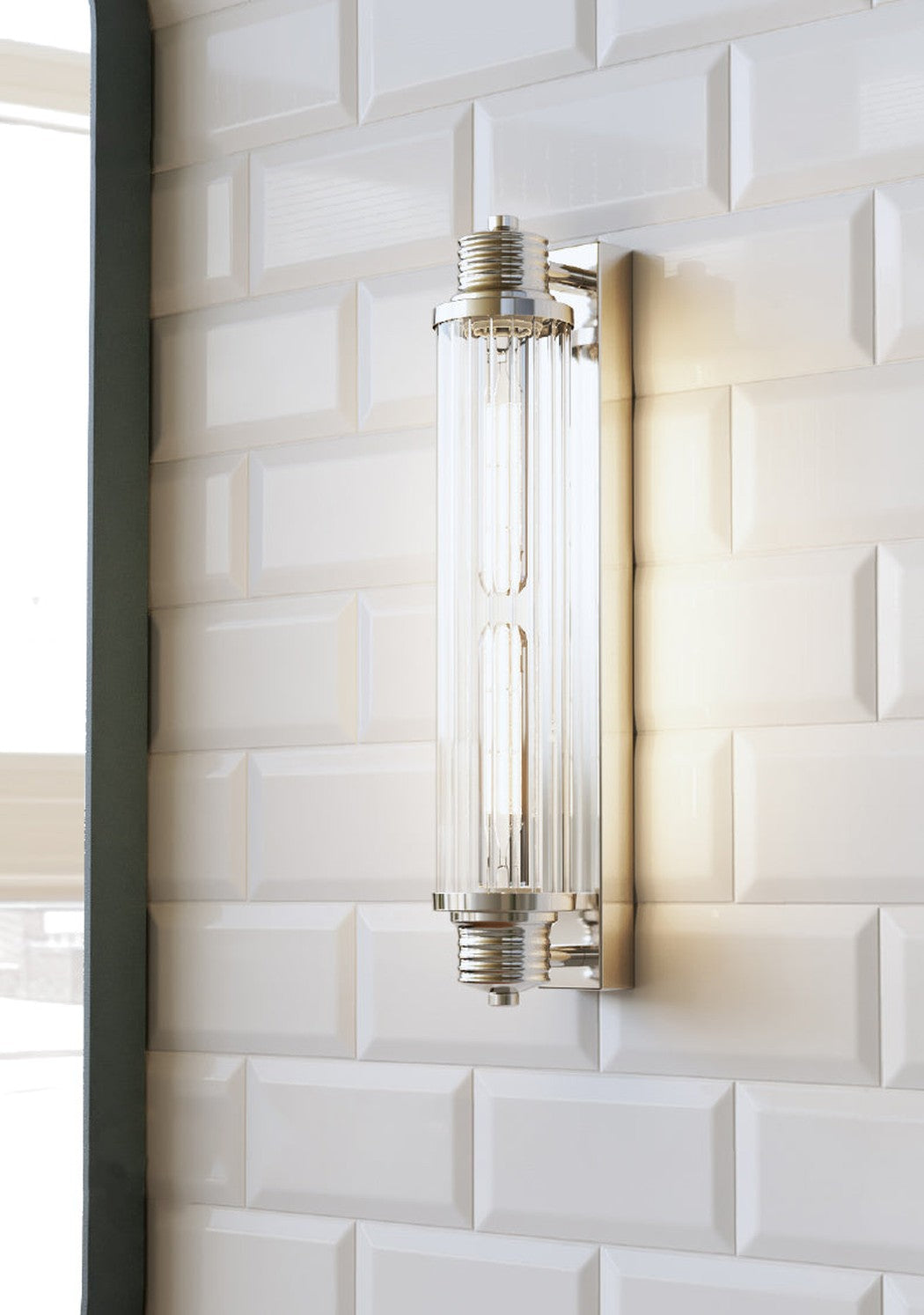 Haberfield Art Deco Wall Light - With Clear Glass
