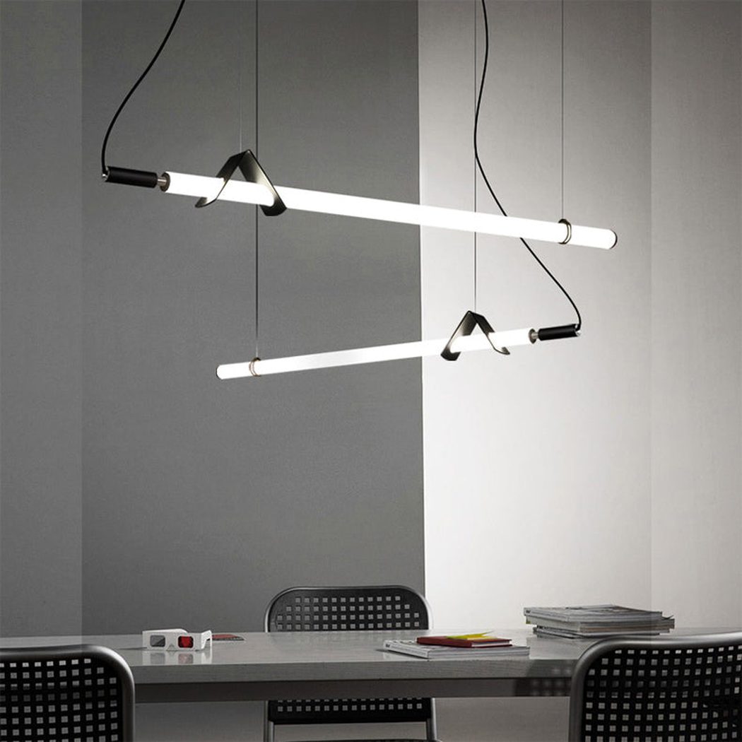 Sasaki Minimalist Linear Suspension Pendant Light