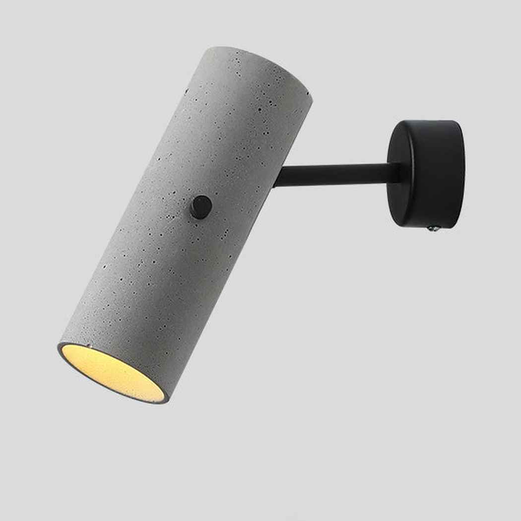 Concrete Pipe Minimalist Line Wall Light