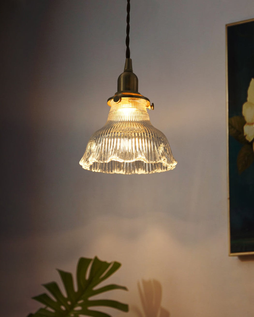 Fleur Provincial Mid century modern Pendant Light