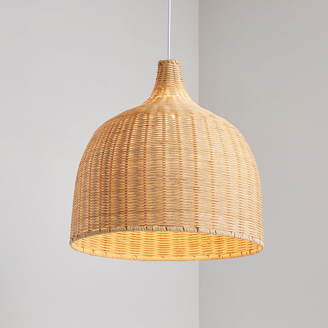 La playa rattan bamboo weave pendant light