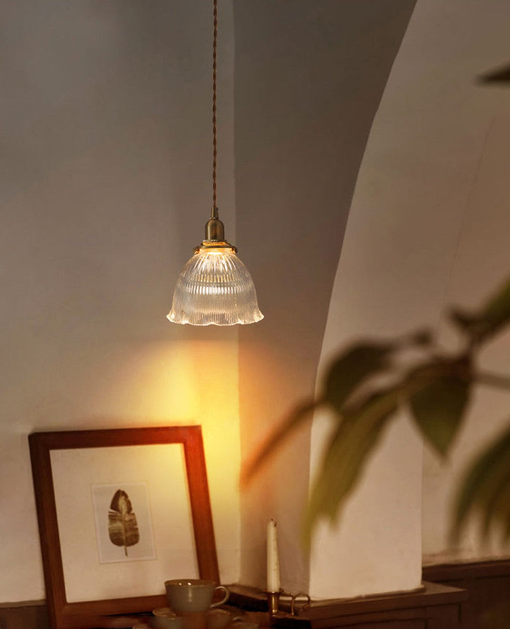 Fleur Provincial Mid century modern Pendant Light