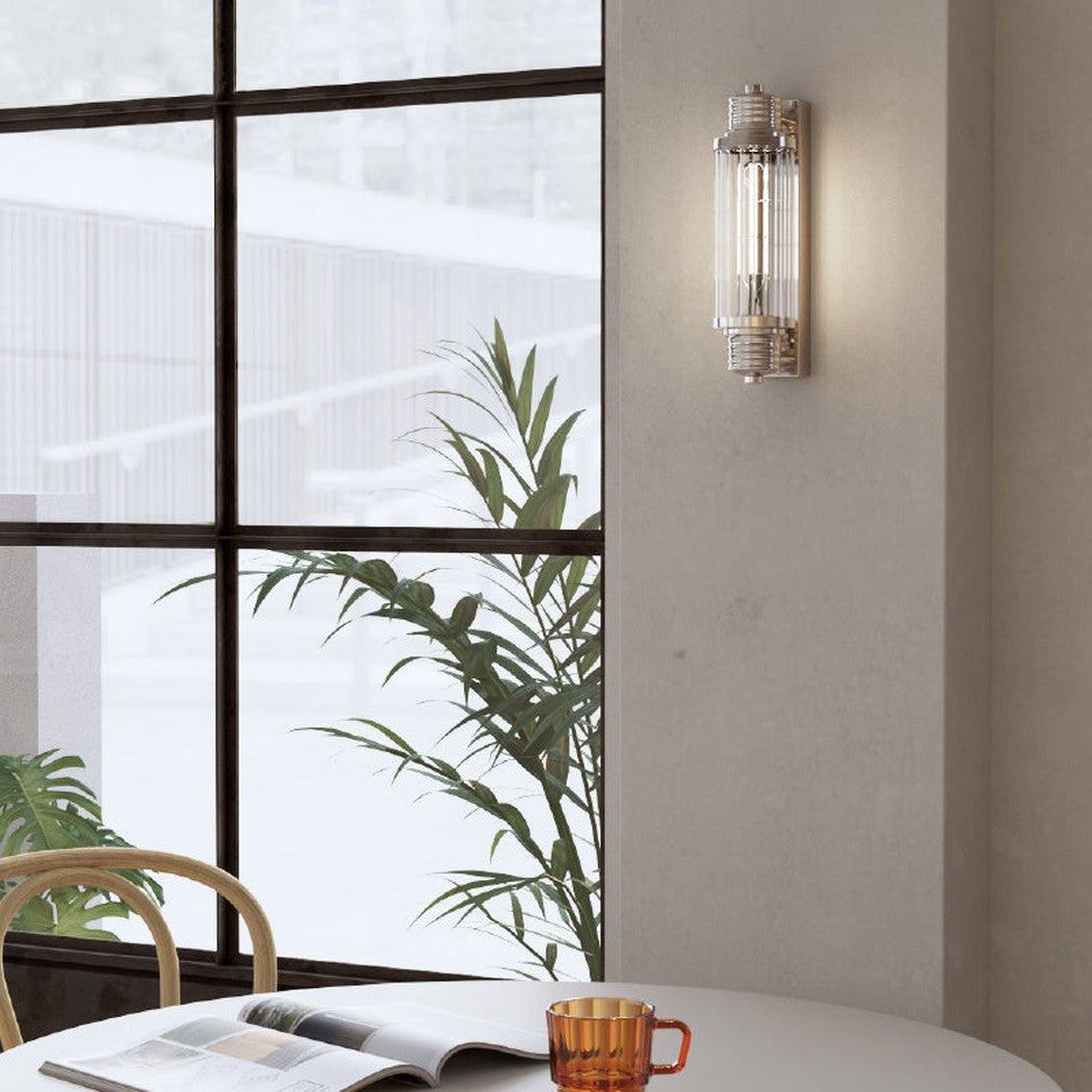 Haberfield Art Deco Wall Light - With Clear Glass