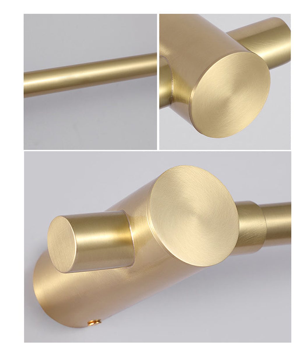 Chester Minimalist Line LED Brass Wall Light