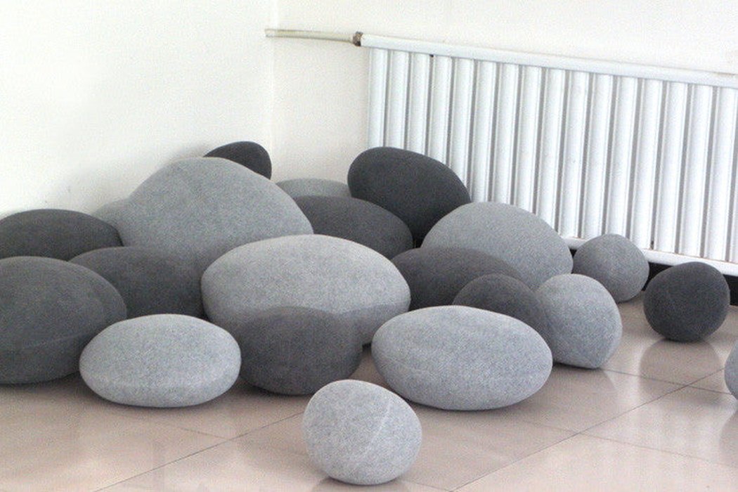 Pebble Stone Pillow Cushion Cover (Pack of 6)