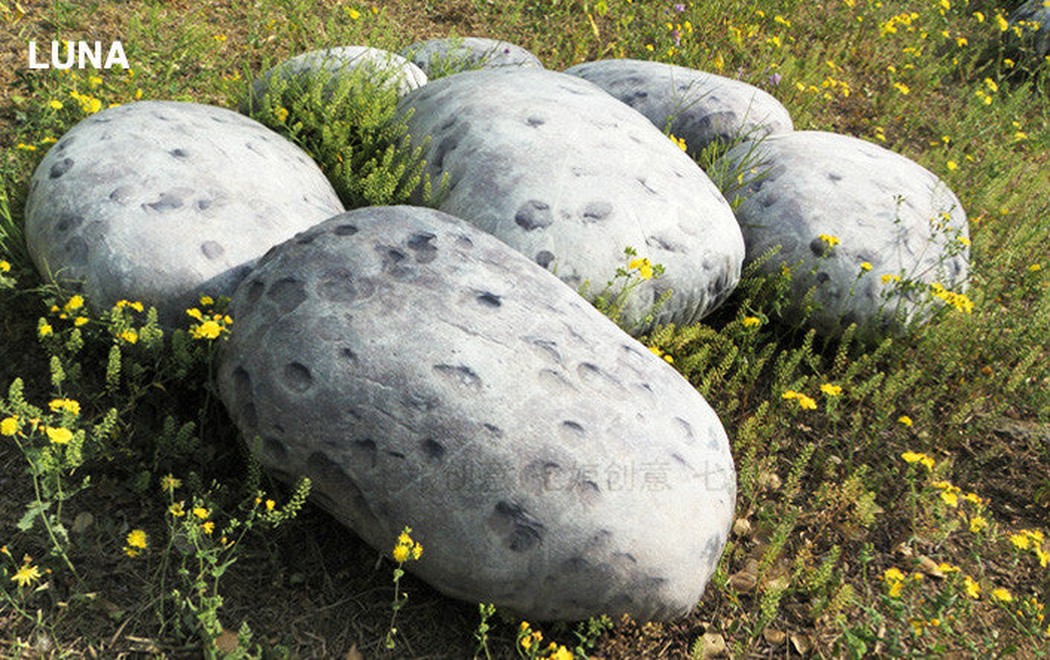 Patterned Pebble Stone Cushion Pillow Cover