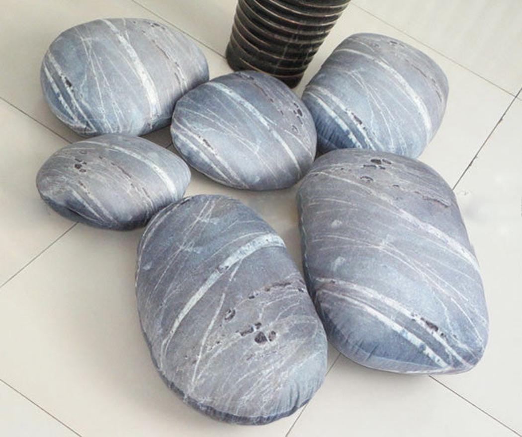 Patterned Pebble Stone Cushion Pillow Cover