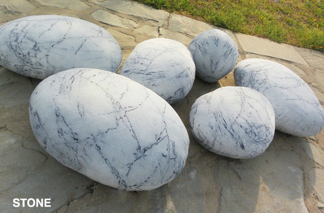 Patterned Pebble Stone Cushion Pillow Cover