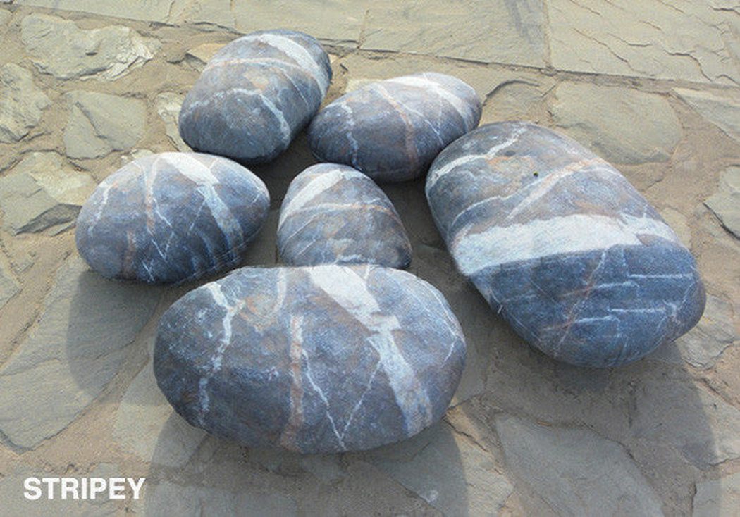 Patterned Pebble Stone Cushion Pillow Cover
