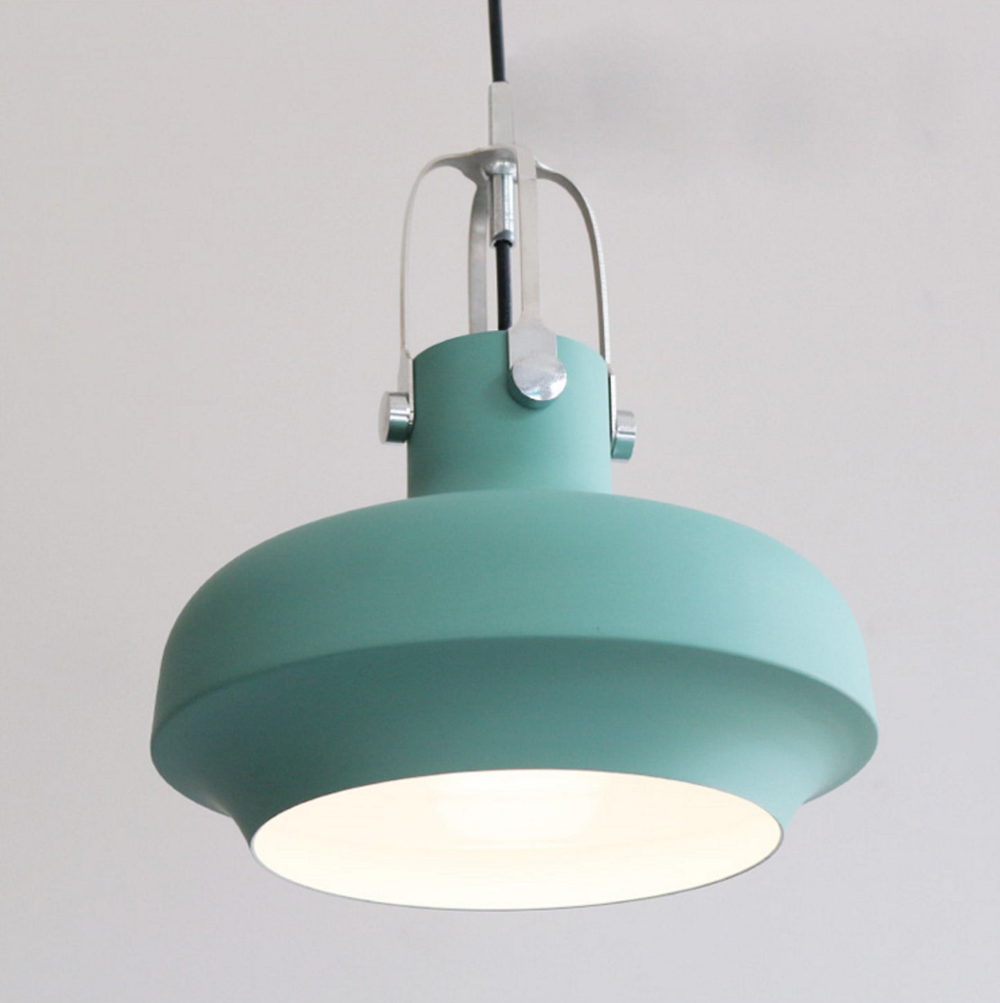 Rainier Contemporary Pendant Light green from below
