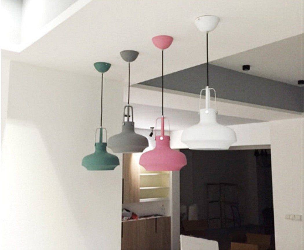 Rainier Contemporary Pendant Light mixed on ceiling
