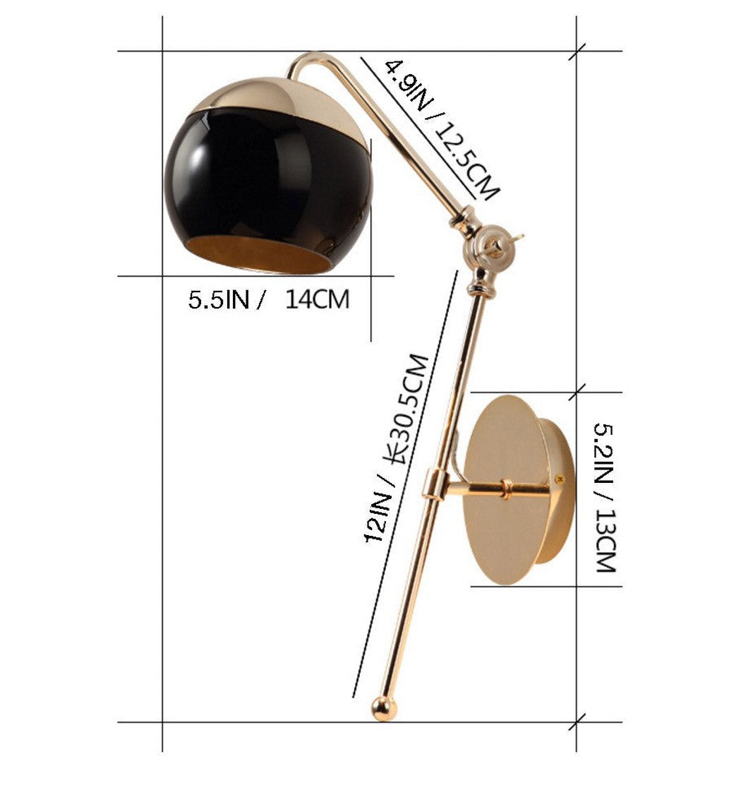 Met Wall Light Sconce - Two Tone