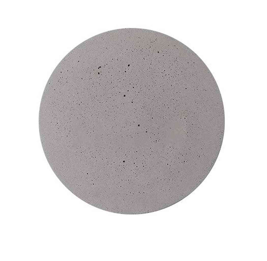 Cirrus Concrete Round Minimalist Wall Light