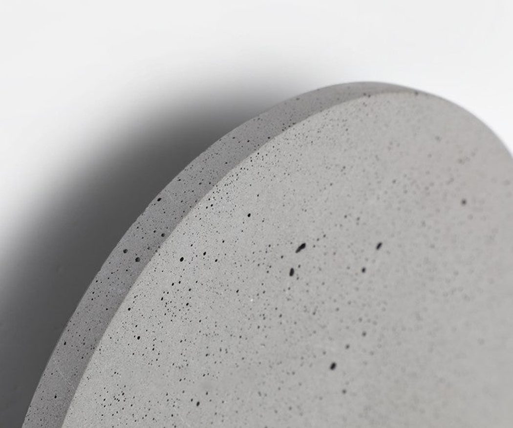 Cirrus Concrete Round Minimalist Wall Light