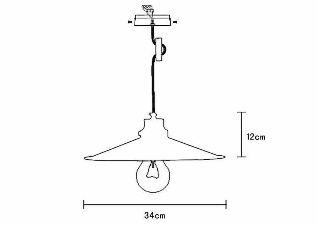 Latte Colourful Loft Industrial Pendant Light