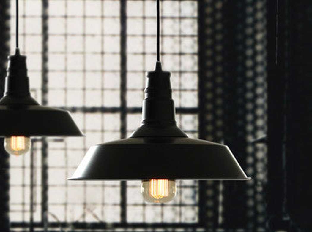 Vintage Industrial Pendant Light Black