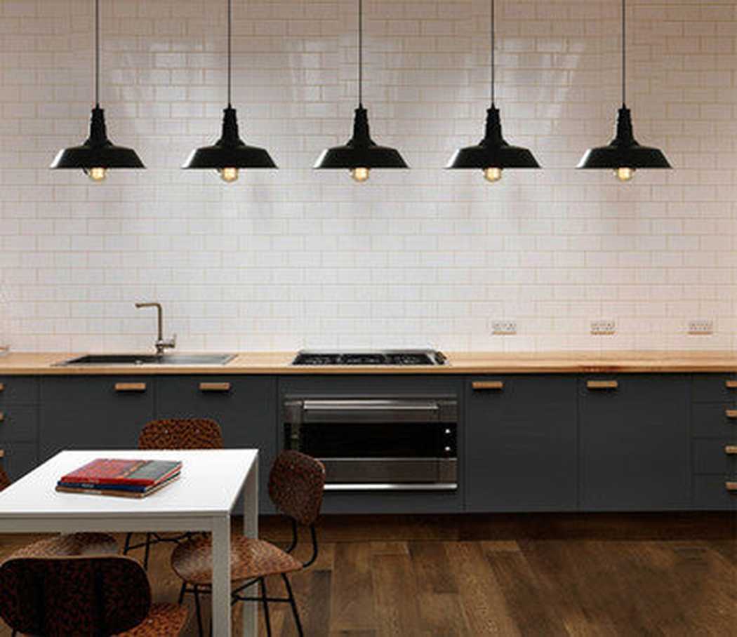 Vintage Industrial Pendant Light Black