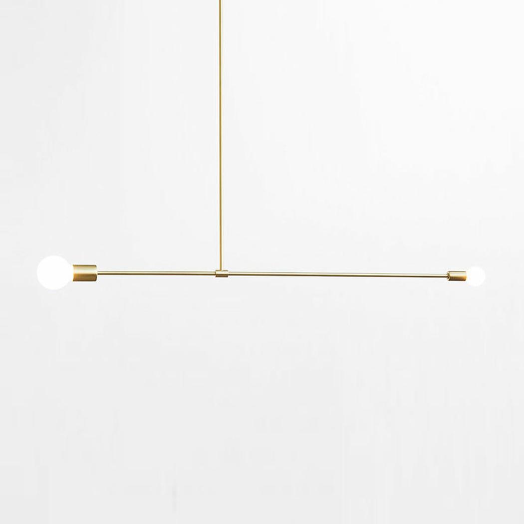 Surry Hills 2 Bulbs Modern Minimalist Line Pendant Light