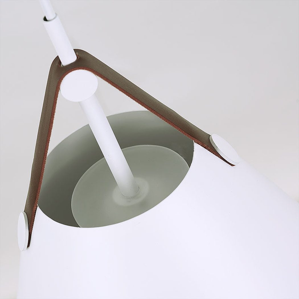 Leather Strap Suspension Minimalist Pendant Light