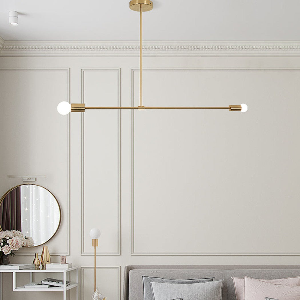 Surry Hills 2 Bulbs Modern Minimalist Line Pendant Light