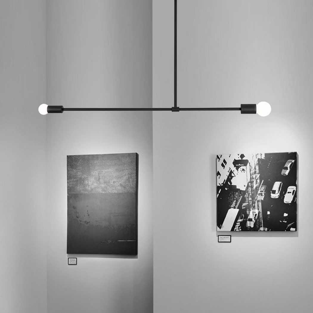 Surry Hills 2 Bulbs Modern Minimalist Line Pendant Light