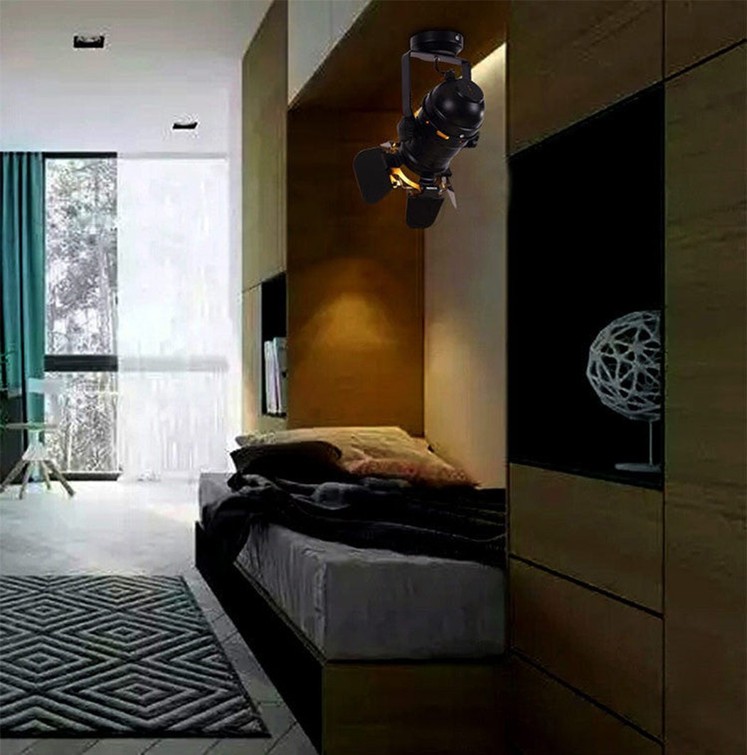 Classic Hollywood spotlight interior