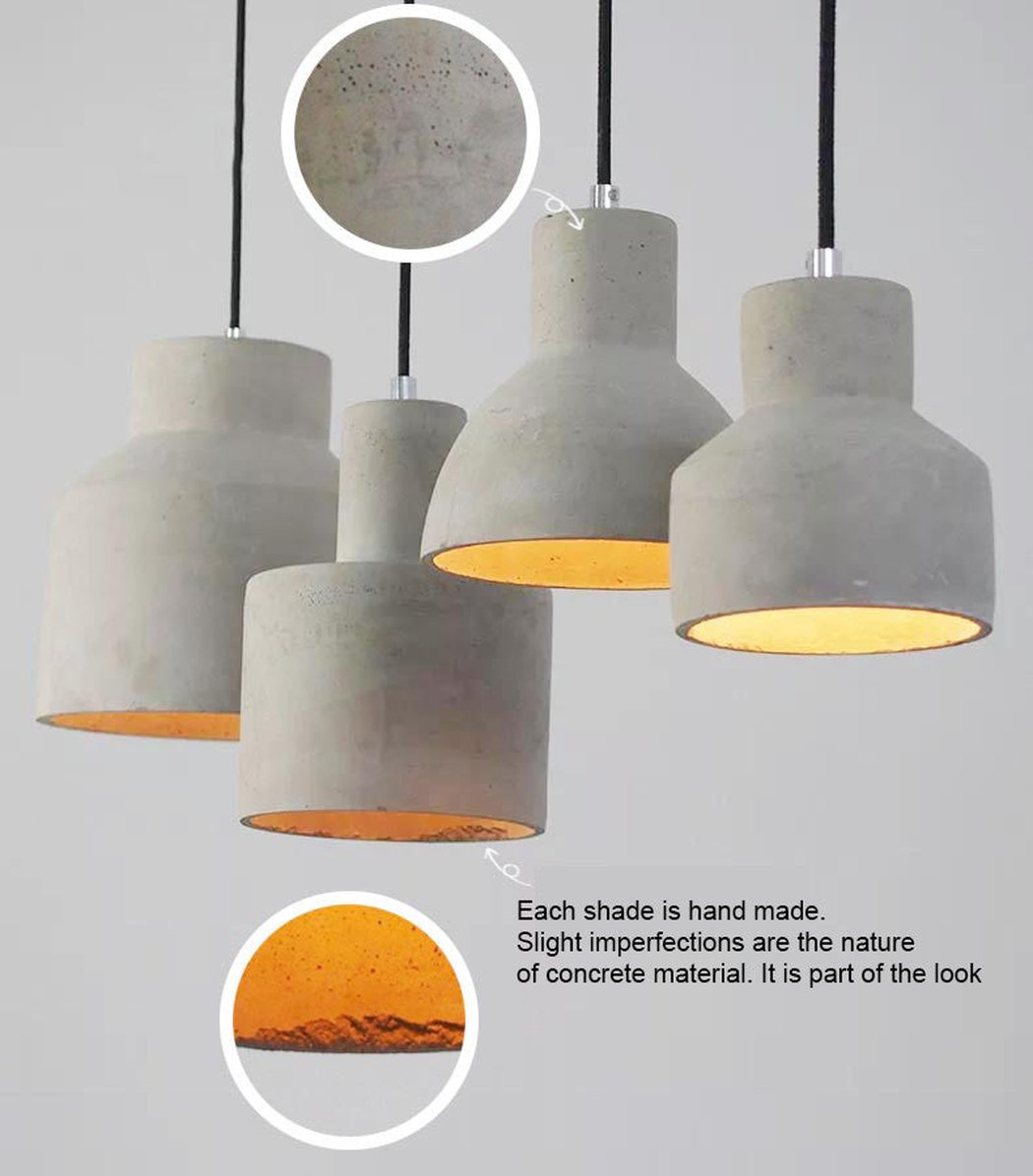 Concrete Oslo Minimalist Pendant Light
