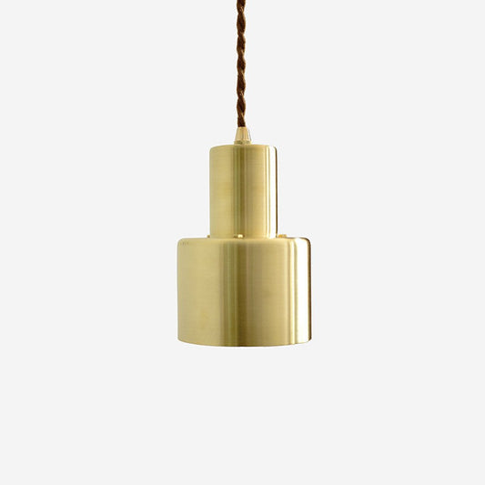 brushed brass pendant Light