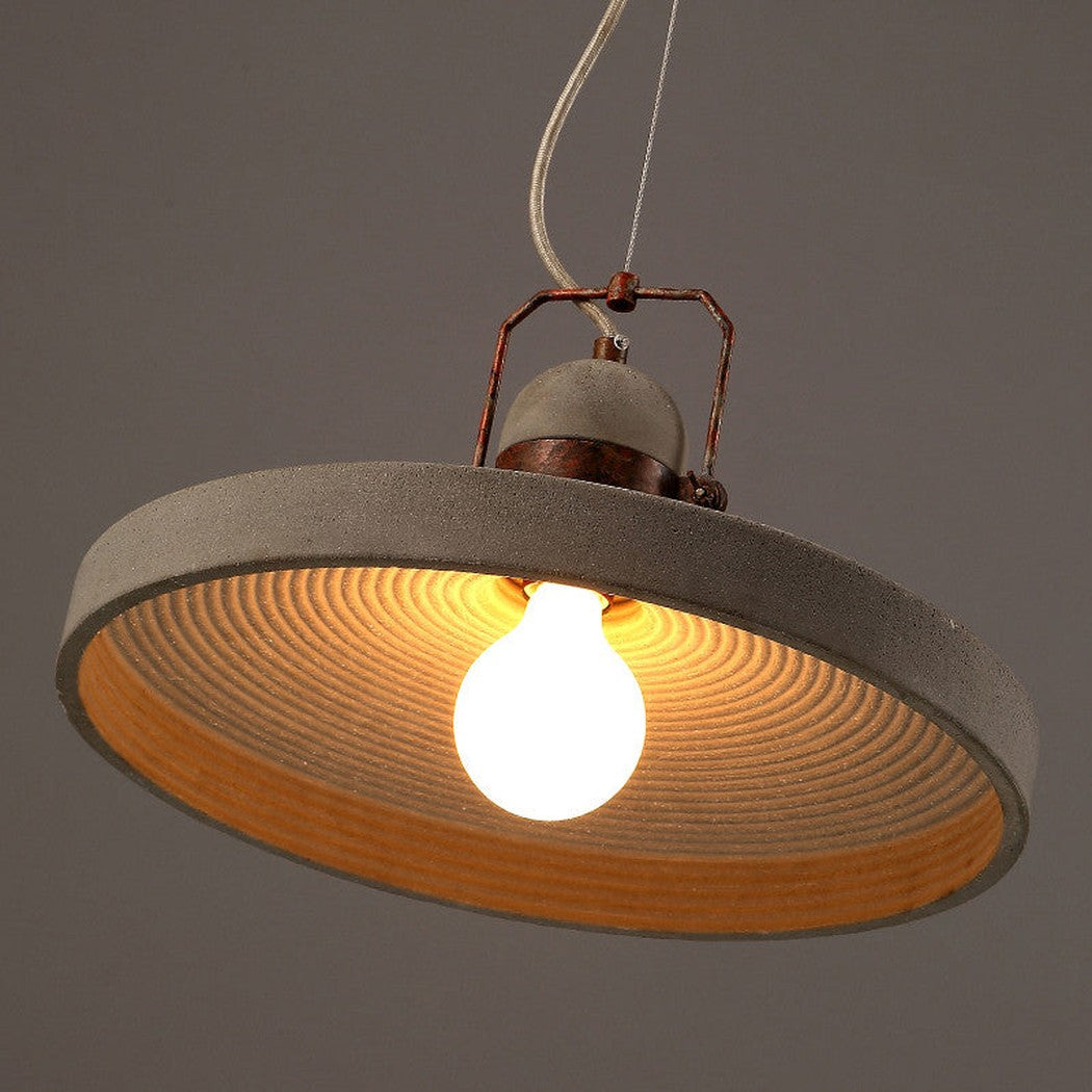 Vardo Concrete Cement Rustic Pendant Light