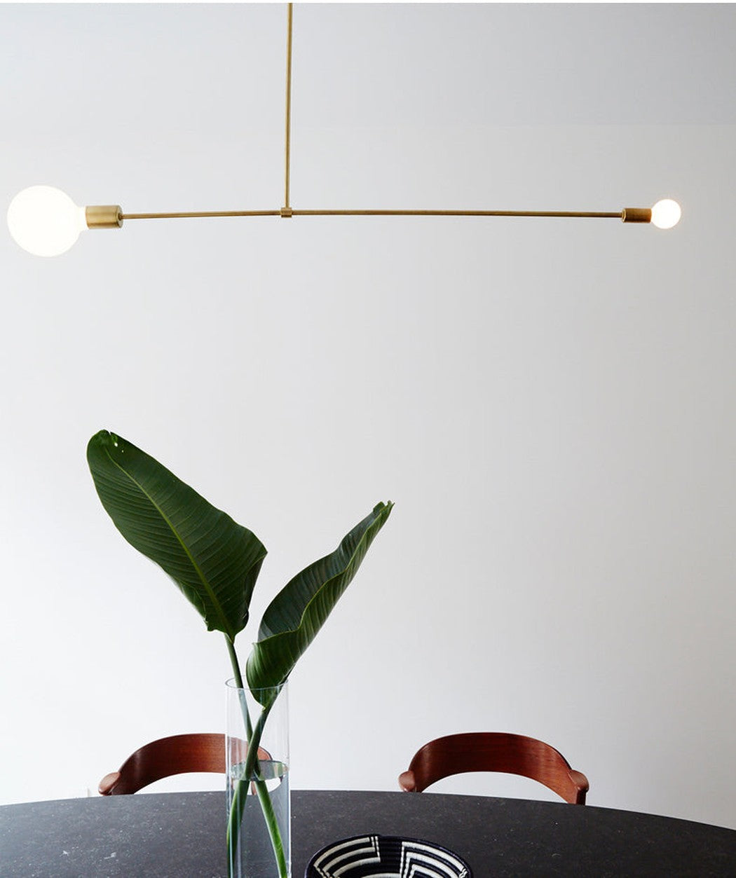 Surry Hills 2 Bulbs Modern Minimalist Line Pendant Light