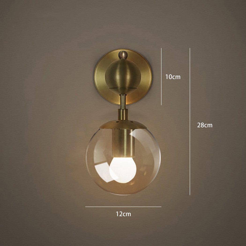 Ritz single wall light sconce measurements